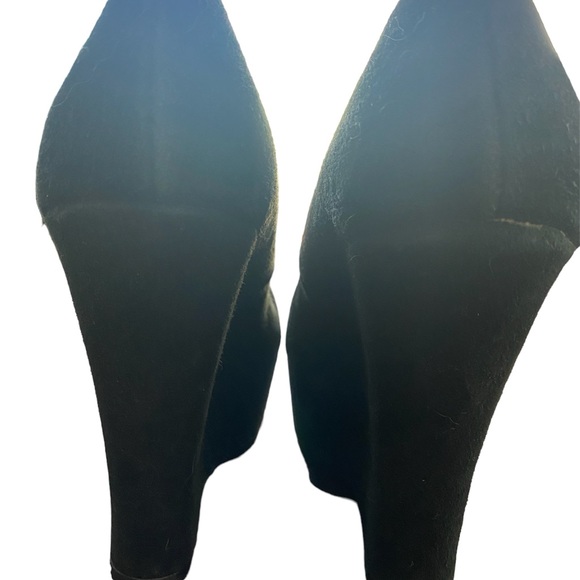 Steve Madden Women’s suede platform wedges size 8.5 - Picture 3 of 5
